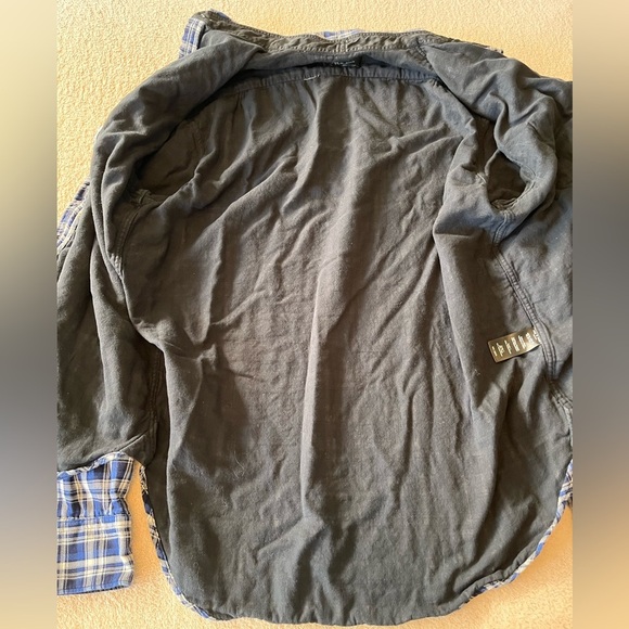 Rag & Bone Unisex Flannel Beach Shirt Shacket L - Picture 14 of 14